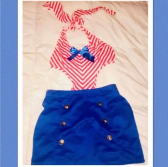 LEG AVENUE BRAND "SHORE LEAVE SAILOR!" WOMENS COSTUME SIZE M/L NEW! - Picture 6 of 10